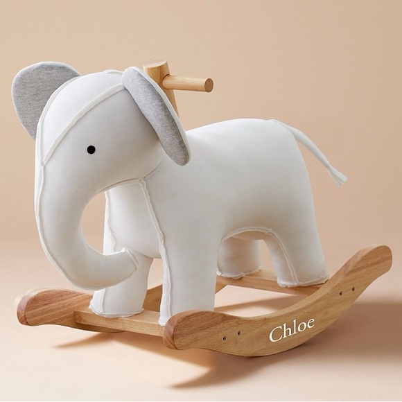 Pottery Barn Kids Other - Elephant Cotton Plush Nursery Rocker